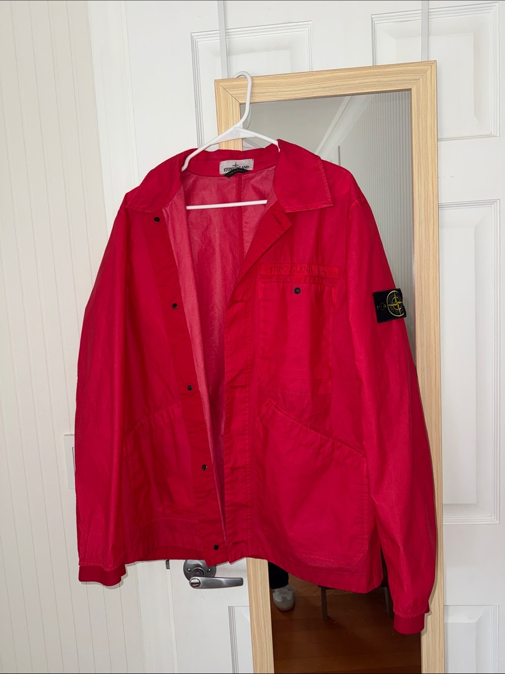 Stone Island Bright Red Lightweight Jacket
